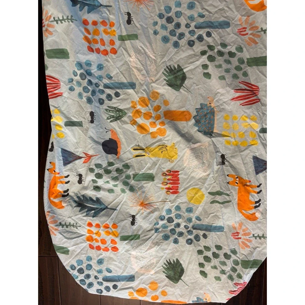 Pottery Barn Kids West Elm Woodland Fitted Crib Sheet Organic Cotton